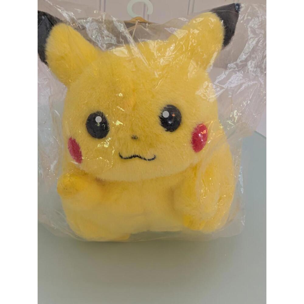 Rare Pokemon Pikachu Squeeze Waving Plush Toy Tomy Vintage Japan New In Package